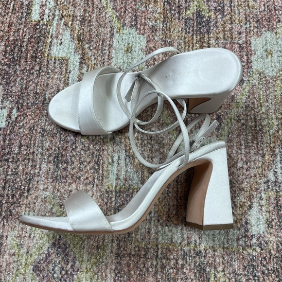 Loeffler Randall Malia Satin Curved-Heel Sandals Size 9.5 - Picture 9 of 10